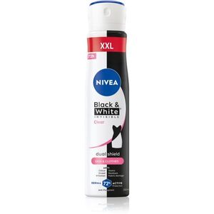 NIVEA Invisible Black & White Clear antiperspirant ve spreji pro ženy 250 ml obraz