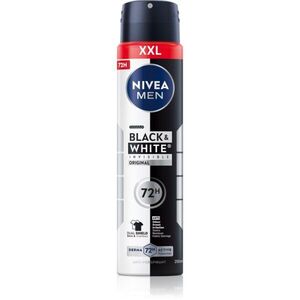NIVEA MEN Invisible Black & White antiperspirant ve spreji pro muže 250 ml obraz