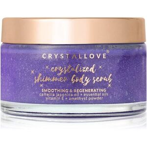 Crystallove Amethyst Shimmer Body Scrub tělový peeling 200 g obraz