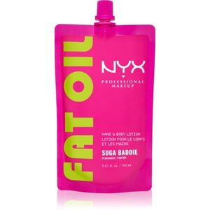 NYX Professional Makeup Fat Oil Body hydratační mléko na ruce a tělo s vůní Suga Baddie 150 ml obraz