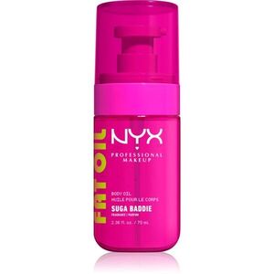 NYX Professional Makeup Fat Oil Body vyživující tělový olej dodávající hydrataci a lesk s vůní Suga Baddie 70 ml obraz