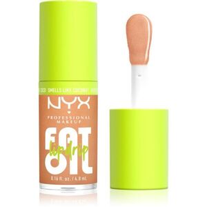 NYX Professional Makeup Fat Oil Lip Drip olej na rty odstín Coconut Cutie 4.8 ml obraz