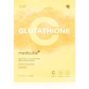 medicube Deep Vita C Glutathione Brightening Mask rozjasňující plátýnková maska 27 ml obraz