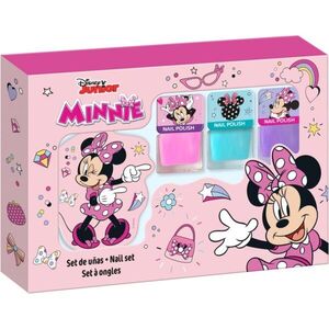 Disney Minnie Nail Set sada laků na nehty pro děti 3y+ Pink, Blue, Purple 3x4.5 ml obraz