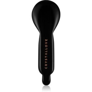 Crystallove Black Obsidian Spoon Eye Gua Sha masážní pomůcka na oční okolí 1 ks obraz
