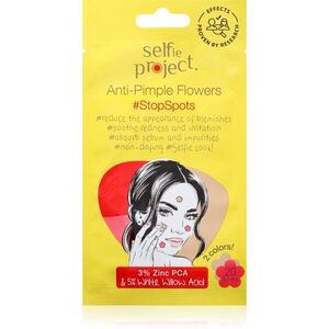 Selfie Project Anti-Pimple Flower náplasti na problematickou pleť se zinkem 20 ks obraz