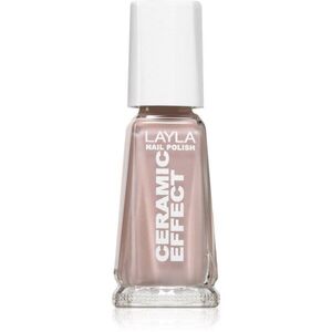 Layla Cosmetics Ceramic Effect lak na nehty odstín N. 69 Siky Beige 10 ml obraz