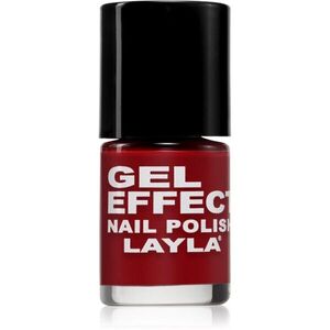 Layla Cosmetics Gel Effect gelový lak na nehty odstín N.06 Power Red 10 ml obraz