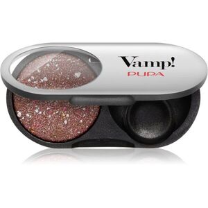 PUPA Milano Vamp! Radiant Baked Eyeshadow dlouhotrvající zářivé oční stíny odstín 403 Fancy Brown - GEMS 1 g obraz