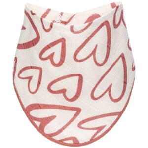 T-TOMI BIO Bamboo Bibs Pink Hearts bryndák 27 x 42 cm 1 ks obraz