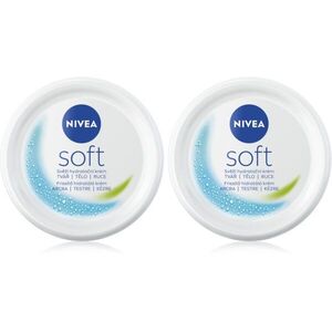 NIVEA Soft svěží hydratační krém výhodné balení obraz
