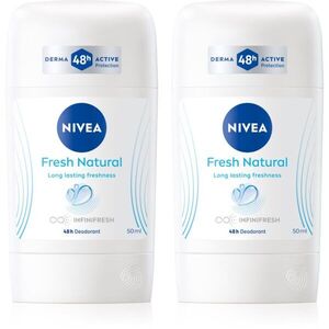 NIVEA Fresh Natural tuhý deodorant výhodné balení obraz