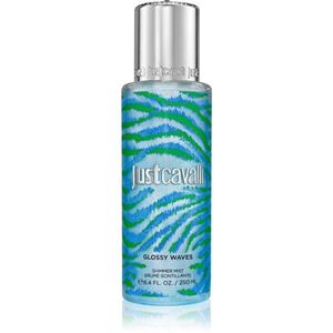 Roberto Cavalli Just Cavalli Glossy Waves rozjasňující mlha na tělo pro ženy 250 ml obraz