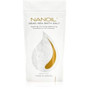 Nanoil Dead sea Bath salt sůl do koupele s minerály z Mrtvého moře 500 g obraz