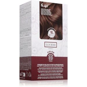 Kemon Group Lucens Umbria barva na vlasy odstín 6.41 Biondo Scuro Rame Cenere 100 ml obraz