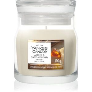 Yankee Candle Amber & Sandalwood vonná svíčka Signature 110 g obraz