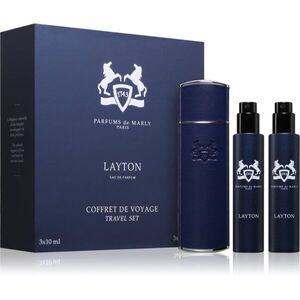 Parfums De Marly Layton Travel Set cestovní sada s pouzdrem pro muže obraz