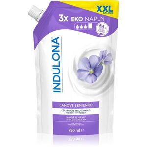 Indulona Lněné semínko Linseed tekuté mýdlo – náhradní náplň 750 ml obraz
