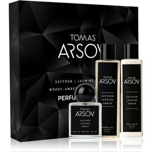 Tomas Arsov Saffron Jasmine Amber Parfume Gift Set dárková sada unisex 3 ks obraz