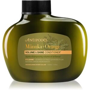 Antipodes Mᾱnuka + Orange Volume & Shine objemový kondicionér pro lesk a hebkost vlasů 340 ml obraz