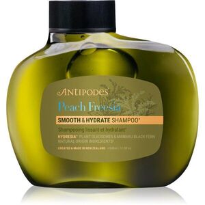 Antipodes Peach Freesia Smooth & Hydrate hydratační šampon pro uhlazení a výživu suchých a nepoddajných vlasů 340 ml obraz