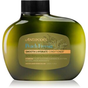Antipodes Peach Freesia Smooth & Hydrate hydratační kondicionér pro uhlazení a výživu suchých a nepoddajných vlasů 340 ml obraz