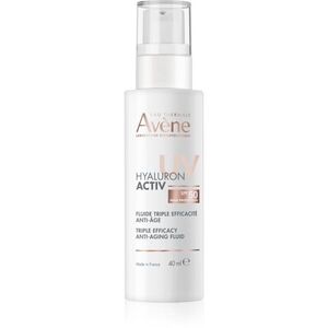 Avène Hyaluron Activ UV Triple Efficacy Anti-Aging Fluid ochranný fluid s kyselinou hyaluronovou SPF 50 40 ml obraz