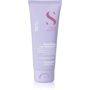 Alfaparf Milano Semi di Lino Smooth uhlazující šampon pro nepoddajné a krepatějící se vlasy 75 ml obraz