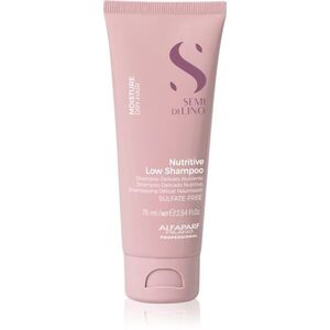 Alfaparf Milano Semi di Lino Moisture šampon pro suché vlasy 75 ml obraz
