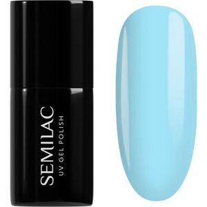 Semilac UV Hybrid One Touch Pastels gelový lak na nehty odstín 974 Bubbly Blue 7 ml obraz