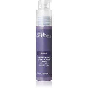 Paul Mitchell Platinum Plus Violet Toning Drops kapky neutralizující žluté tóny 25 ml obraz
