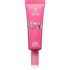 Jeffree Star Cosmetics Glimmer Glass Face & Body Highlighter tekutý rozjasňovač na tělo a obličej odstín Diamond In The Muff 45 ml obraz