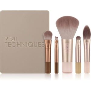 Real Techniques New Nudes On The Glow Mini Brush Kit sada štětců na cesty 6 ks obraz