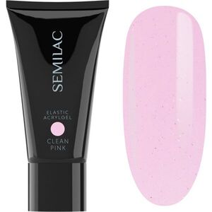 Semilac Elastic Acrylgel akrylátový gel na nehty odstín Clean Pink 30 g obraz