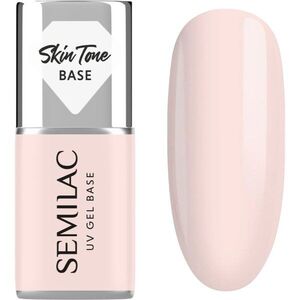 Semilac UV Gel Base Skin Tone Base podkladový lak pro gelové nehty odstín Rose Beige 7 ml obraz