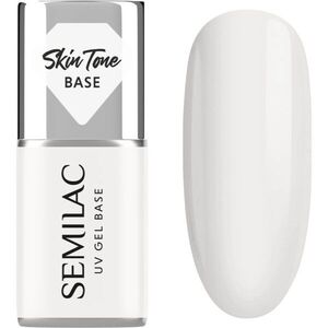 Semilac UV Gel Base Skin Tone Base podkladový lak pro gelové nehty odstín Coconut Cream 7 ml obraz