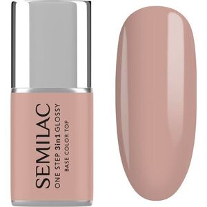 Semilac One Step 3in1 Glossy gelový lak na nehty odstín 210 French Beige 7 ml obraz