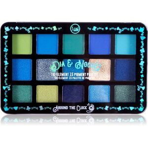 J.Cat Beauty Dia & Noche paletka očních stínů odstín 104 Around The Clock 16 g obraz
