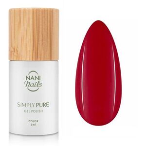 NaniNails Simly Pure gelový lak na nehty s použitím UV/LED lampy odstín Dark Rose 5 ml obraz