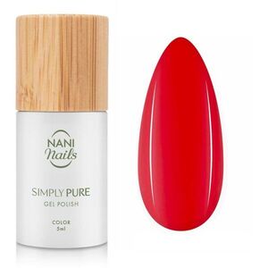 NaniNails Simly Pure gelový lak na nehty s použitím UV/LED lampy odstín Fresh Red 5 ml obraz