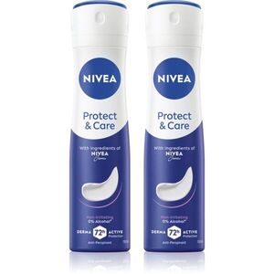 NIVEA Protect & Care antiperspirant ve spreji výhodné balení obraz
