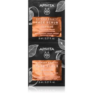Apivita Express Beauty Apricot jemný pleťový peeling 2x8 ml obraz