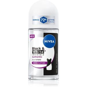 NIVEA Black & White Authentic kuličkový antiperspirant 50 ml obraz