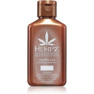 HEMPZ Vanilla Lux tělové mléko 66 ml obraz