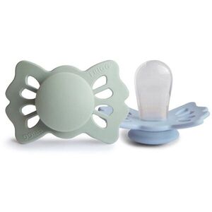 FRIGG Lucky Size 1: 0-6 months dudlík Sage/Powder Blue 2 ks obraz