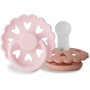 FRIGG Fairytale Round Silicone 2-Pack Size 2 dudlík The Snow Queen/The Princess and the Pea 2 ks obraz