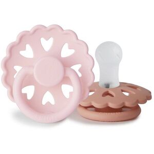 FRIGG Fairytale Round Silicone 2-Pack Size 1 dudlík The Snow Queen/The Princess and the Pea 2 ks obraz