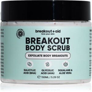breakout + aid Body Scrub tělový peeling proti akné 150 ml obraz