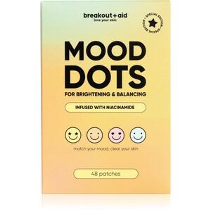 breakout + aid MOOD DOTS náplasti na problematickou pleť s niacinamidem 48 ks obraz