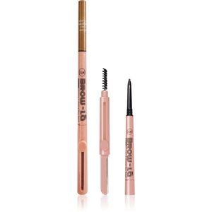 J.Cat Beauty Brow-LA tužka na obočí s kartáčkem odstín 103 Medium Cool Brown 0.08 g obraz